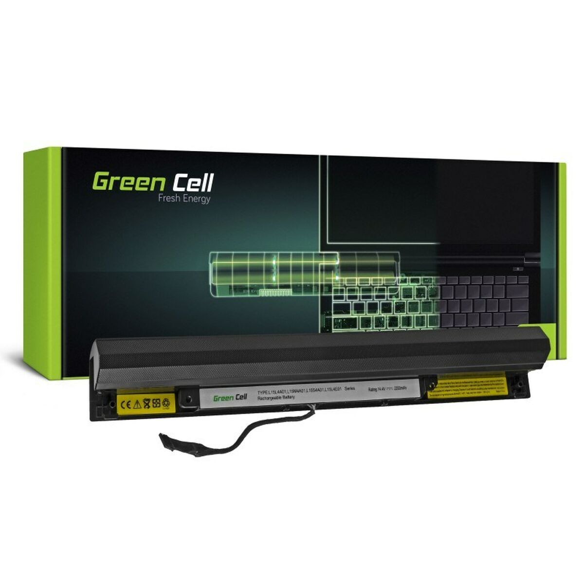 Batería para Portátil Green Cell LE97 Negro 2200 mAh - Effik Store