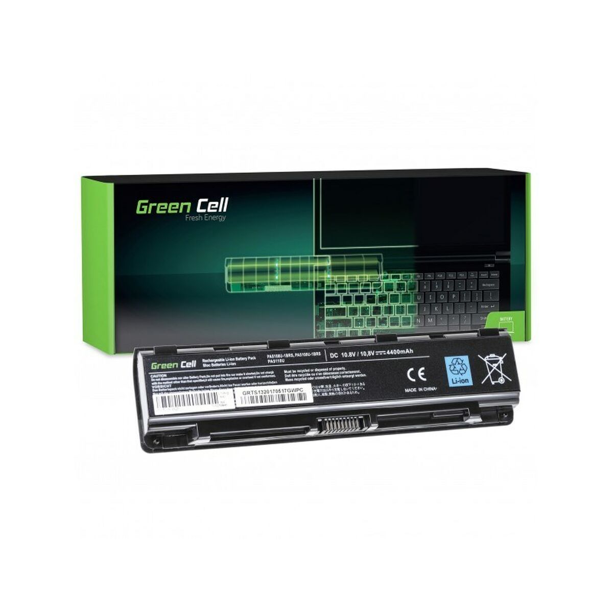 Batería para Portátil Green Cell TS13V2 Negro 4400 mAh - Effik Store