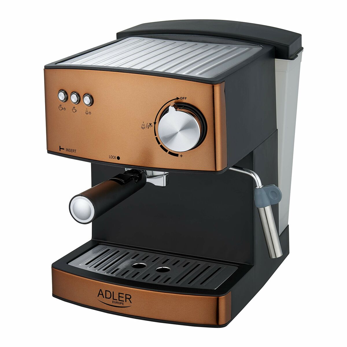 Cafetera Express de Brazo Adler AD 4404cr Negro Multicolor No 1,6 L - Effik Store