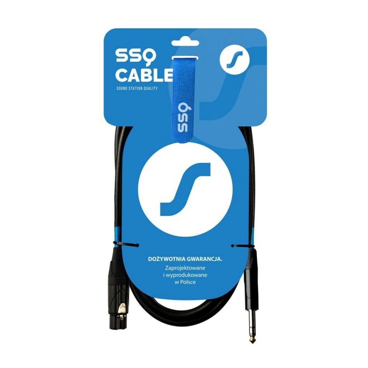 Cable XLR a jack Sound station quality (SSQ) SS-2061 3 m - Effik Store