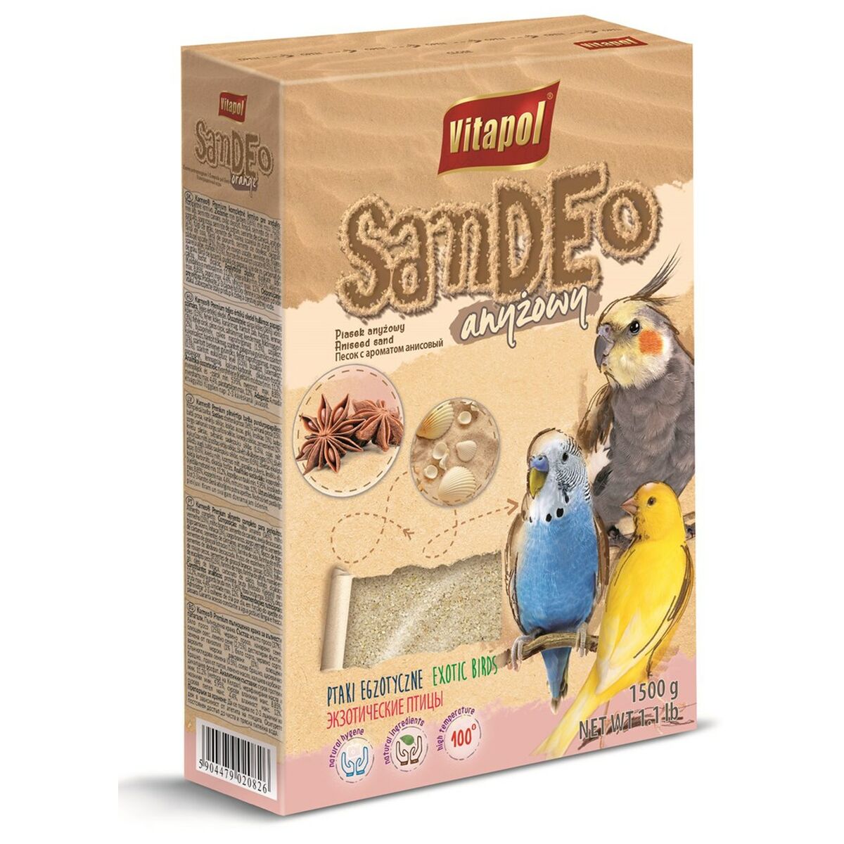 Comida para pájaros Vitapol Samdeo 1,5 Kg Anís - Effik Store