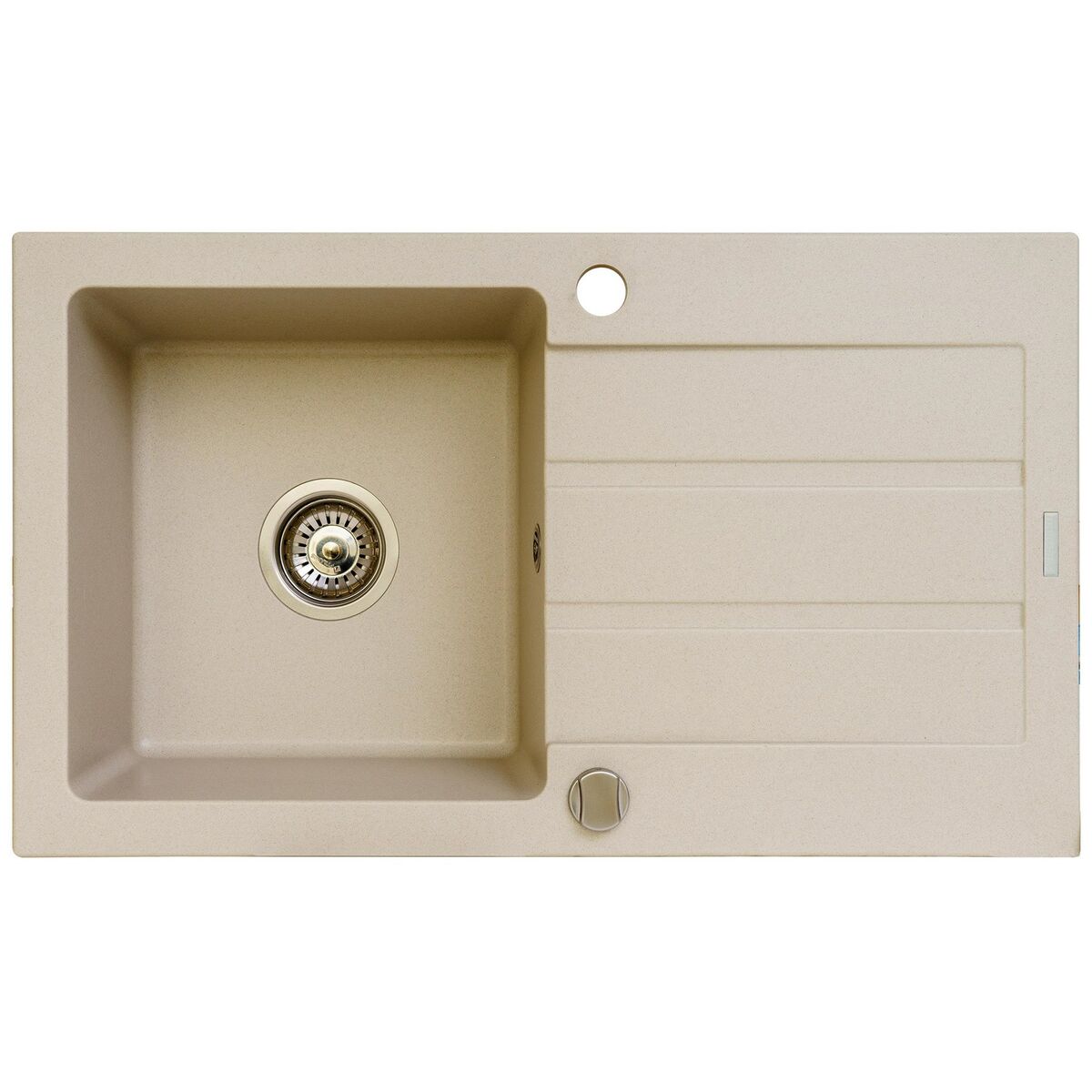 Fregadero de Un Seno Maidsinks 76 x 44 cm Beige - Effik Store