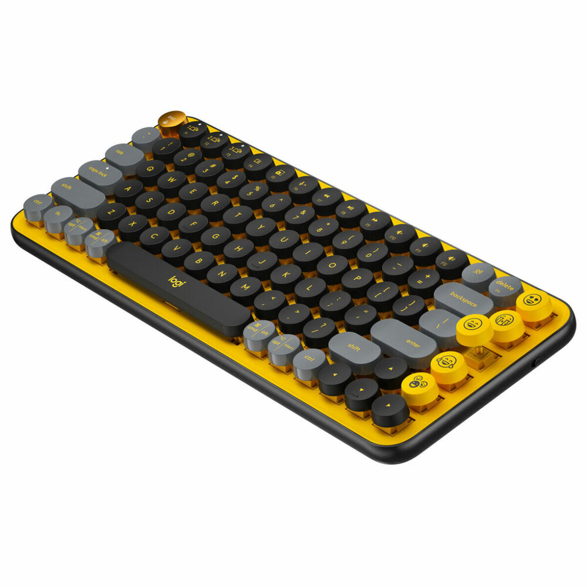 Teclado Logitech POP Francés Amarillo AZERTY - Effik Store