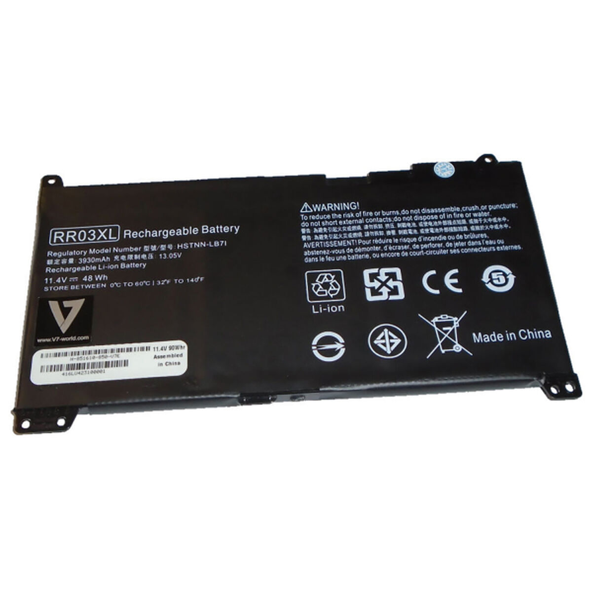 Batería para Portátil V7 H-851610-850-V7E Negro 3930 mAh - Effik Store