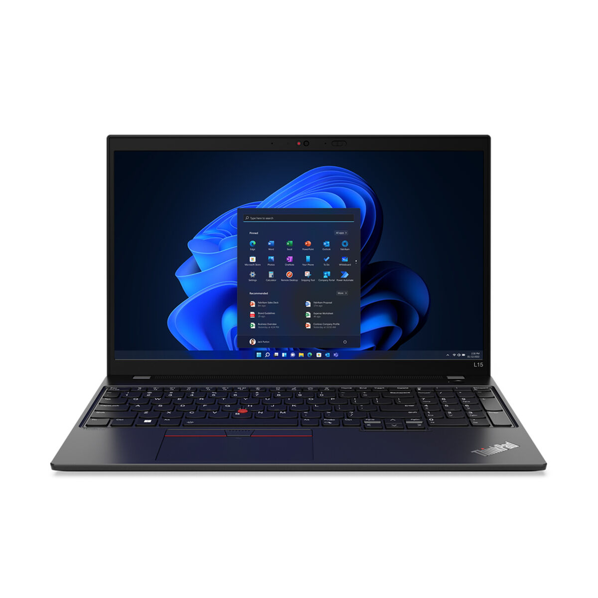 Notebook Lenovo L15 G3 Qwerty Español Intel Core i5-1235U 256 GB SSD 15,6" 8 GB RAM - Effik Store