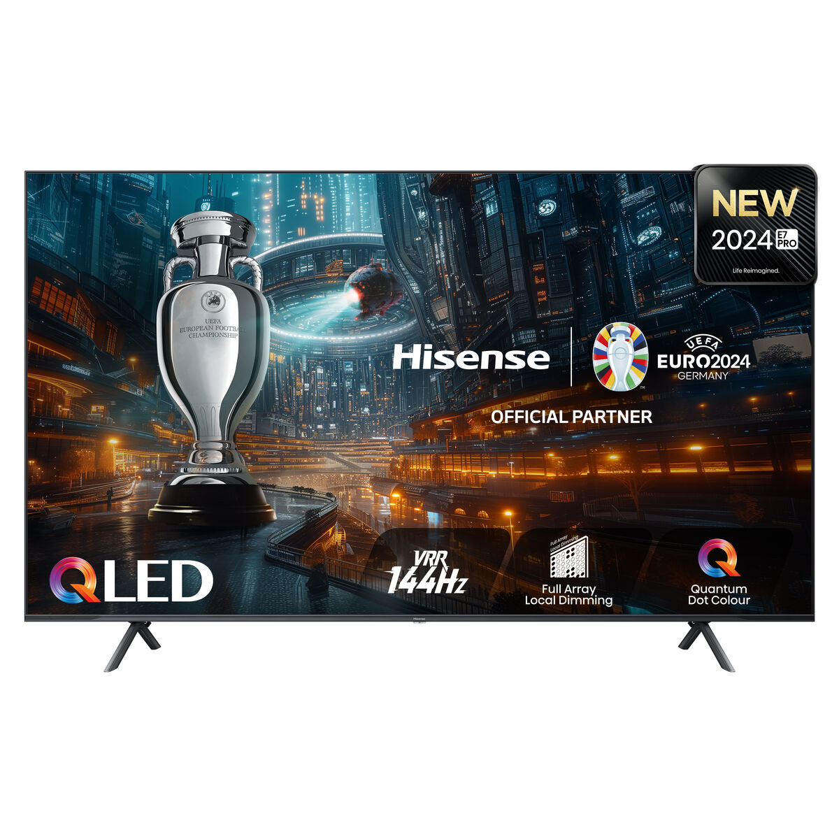 Smart TV Hisense 85E7NQ 4K Ultra HD 85" QLED AMD FreeSync - Effik Store