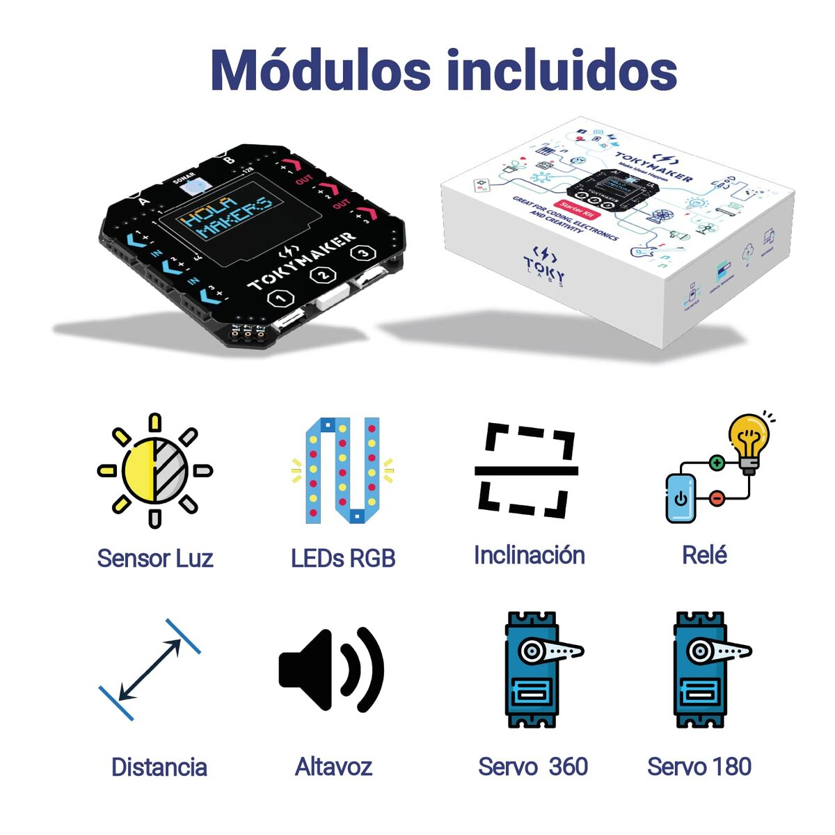 Kit de Electrónica Tokylabs Tokymaker - Effik Store