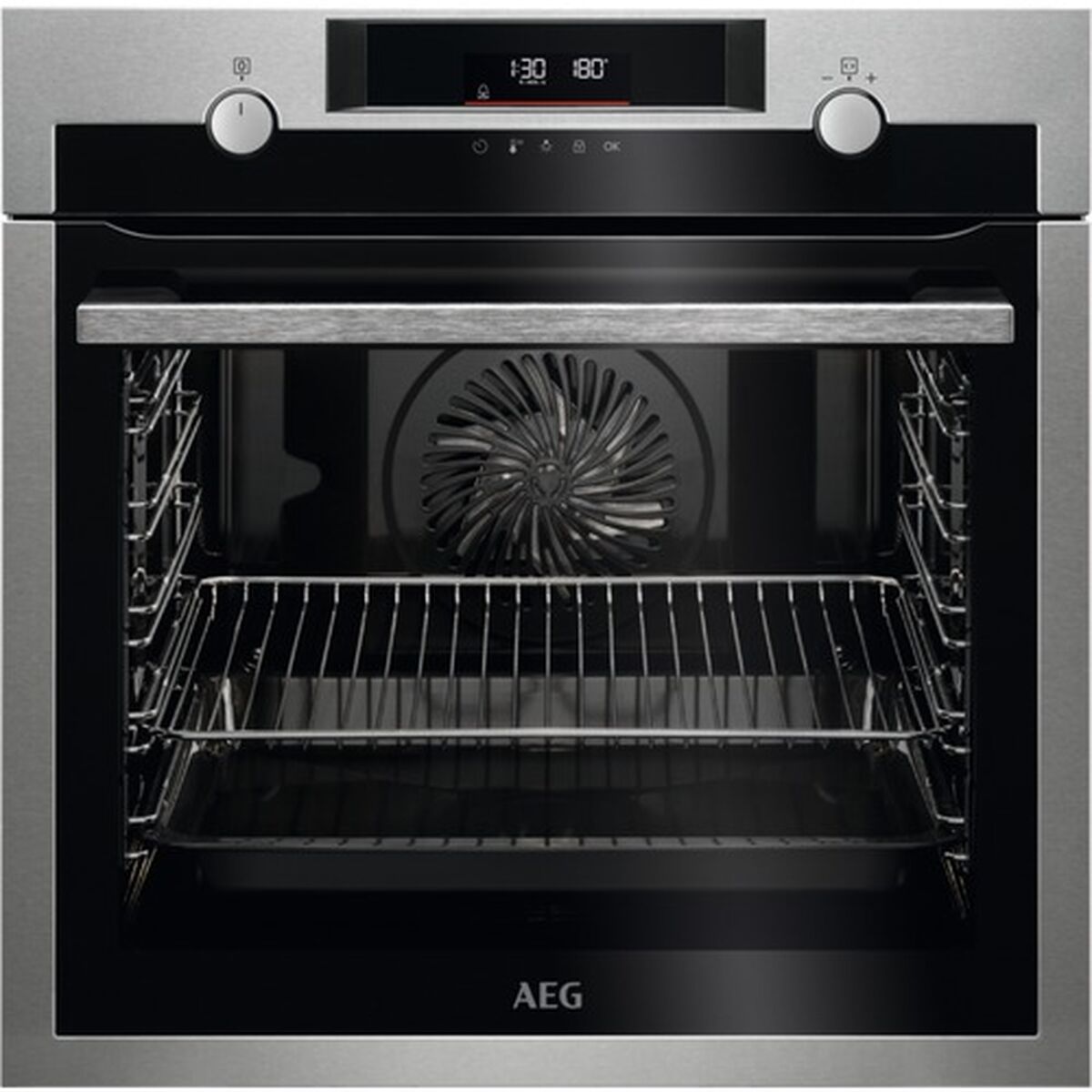 Horno Pirolítico AEG BPE53516XM 3500 W 71 L - Effik Store