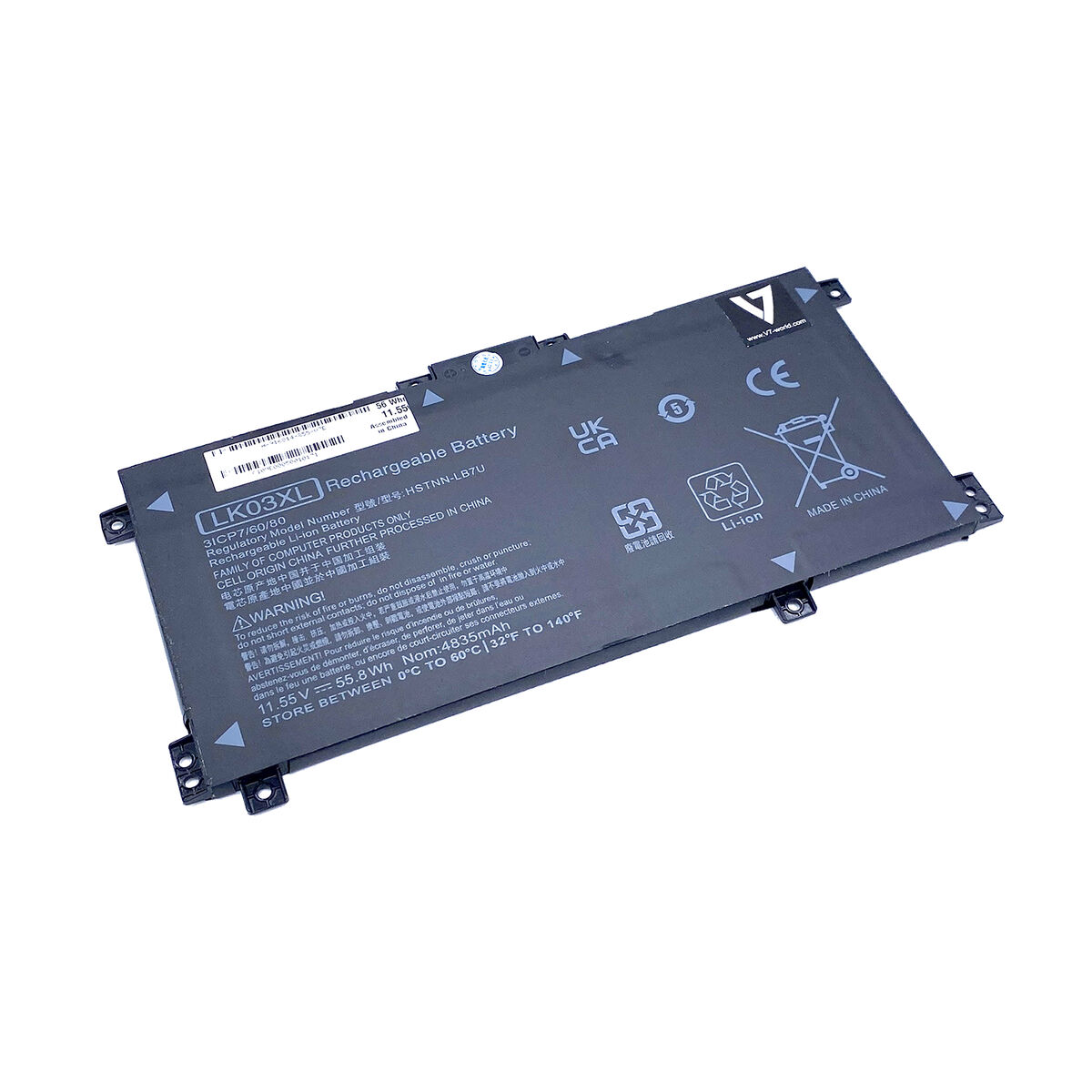 Batería para Portátil V7 H-916814-855-V7E 4835 mAh - Effik Store