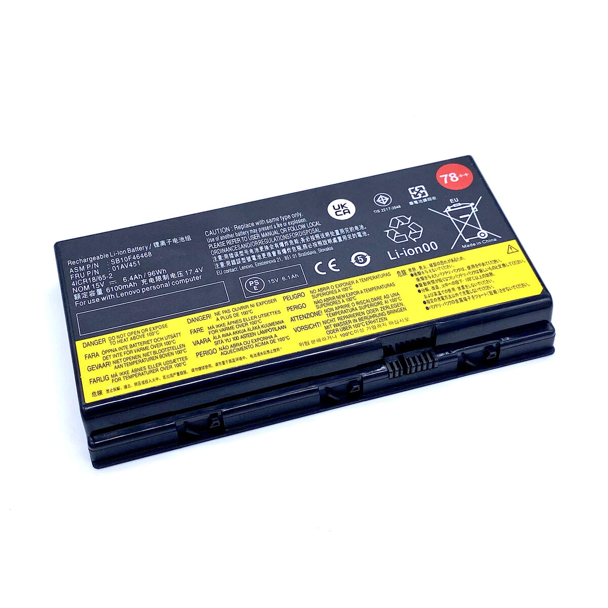 Batería para Portátil V7 L-01AV451-V7E 6400 mAh - Effik Store