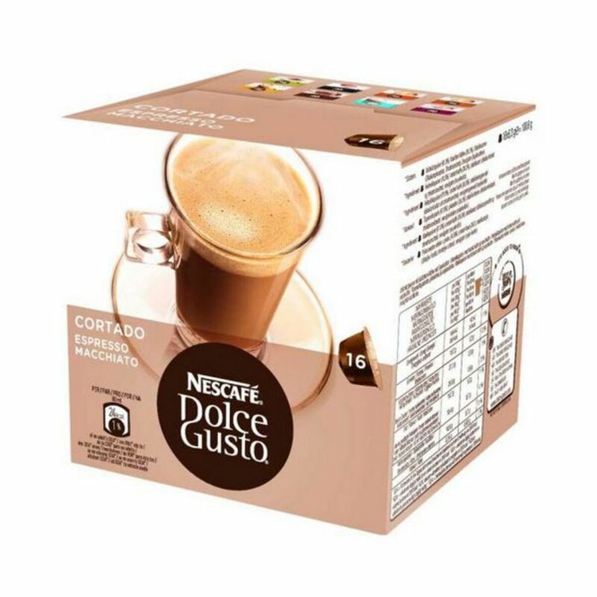 Estuche Nescafé Dolce Gusto 96350 Espresso Macchiato (16 uds) - Effik Store