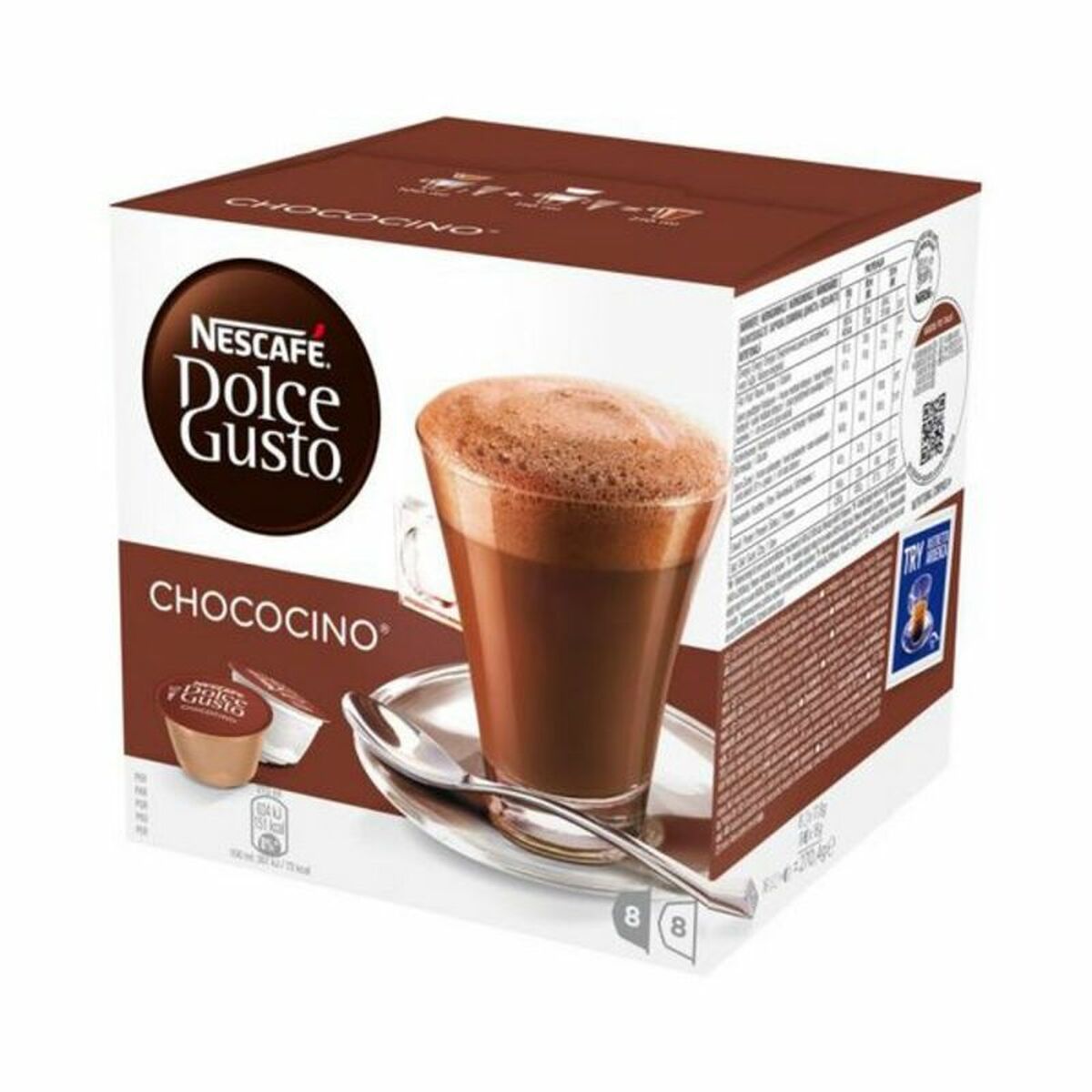 Estuche Nescafé Dolce Gusto 12045470 Chococino (16 uds) - Effik Store