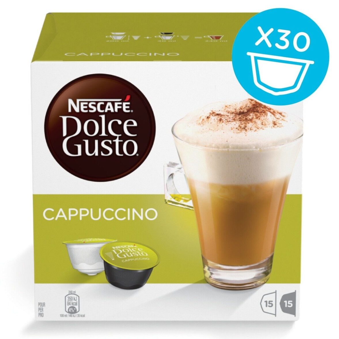 Cápsulas de Café Nestle CAPUCCINO (30 unidades) - Effik Store