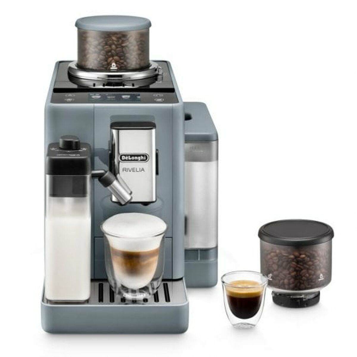 Cafetera Superautomática DeLonghi Rivelia EXAM440.55.G Gris 1450 W - Effik Store