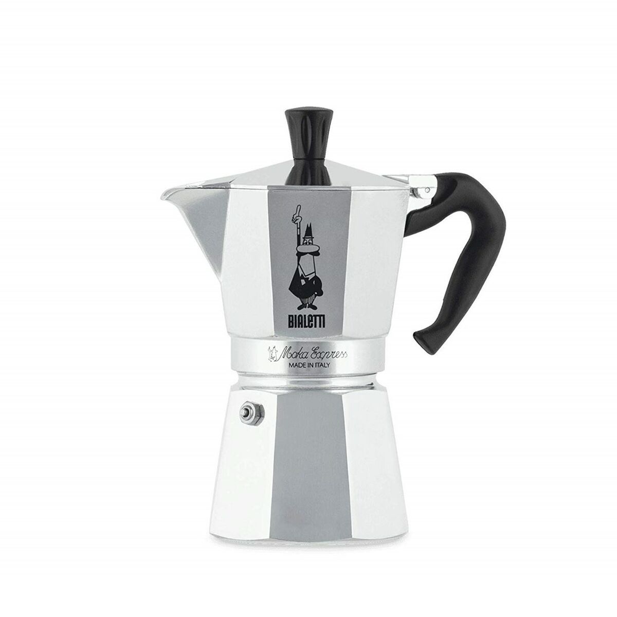 Cafetera Italiana Bialetti Moka Express Aluminio 300 ml 6 Tazas - Effik Store