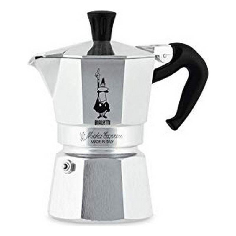 Cafetera Express Bialetti Moka Express Acero Inoxidable Aluminio 2 Tazas - Effik Store