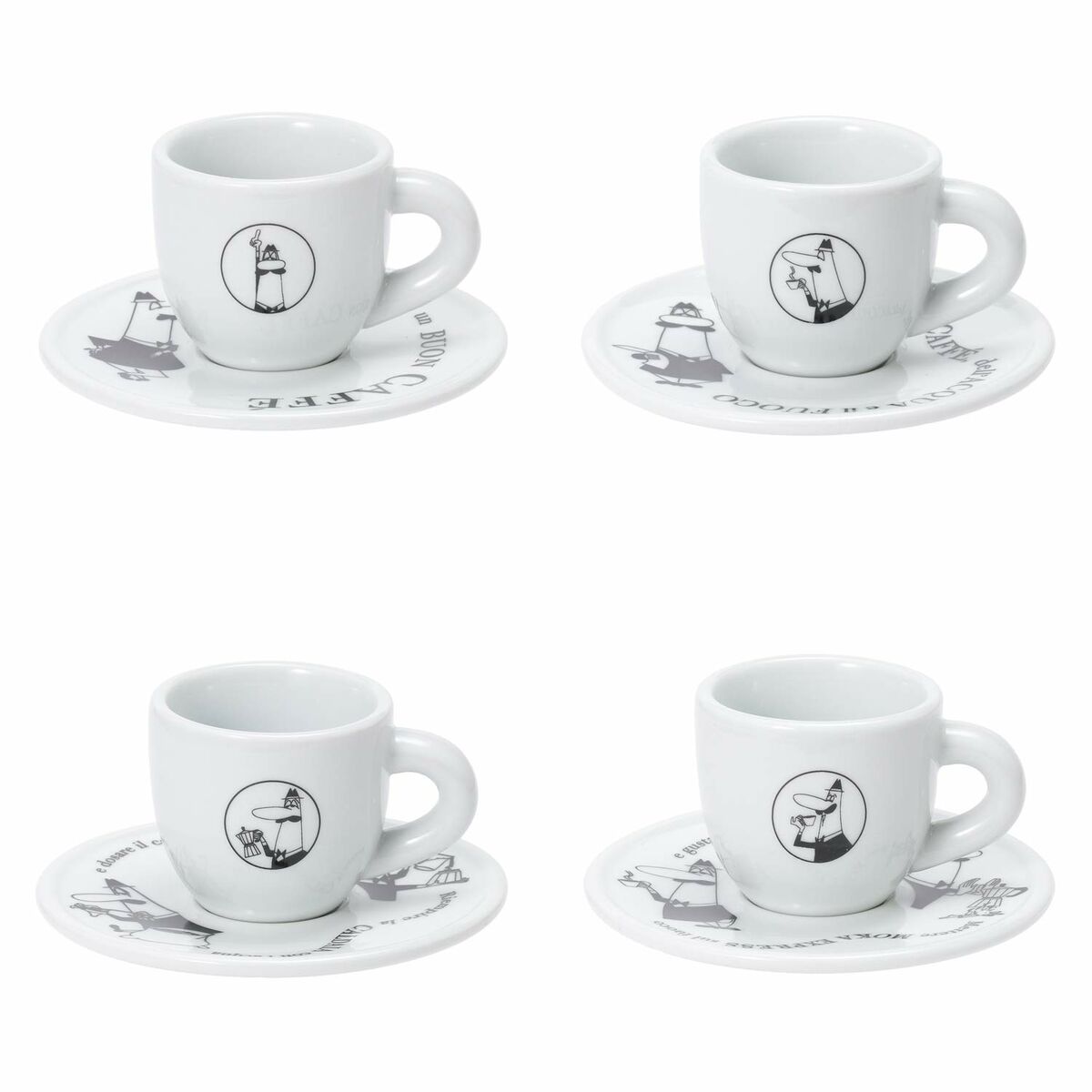 Juego de Café Bialetti 700000669 8 Piezas Multicolor - Effik Store