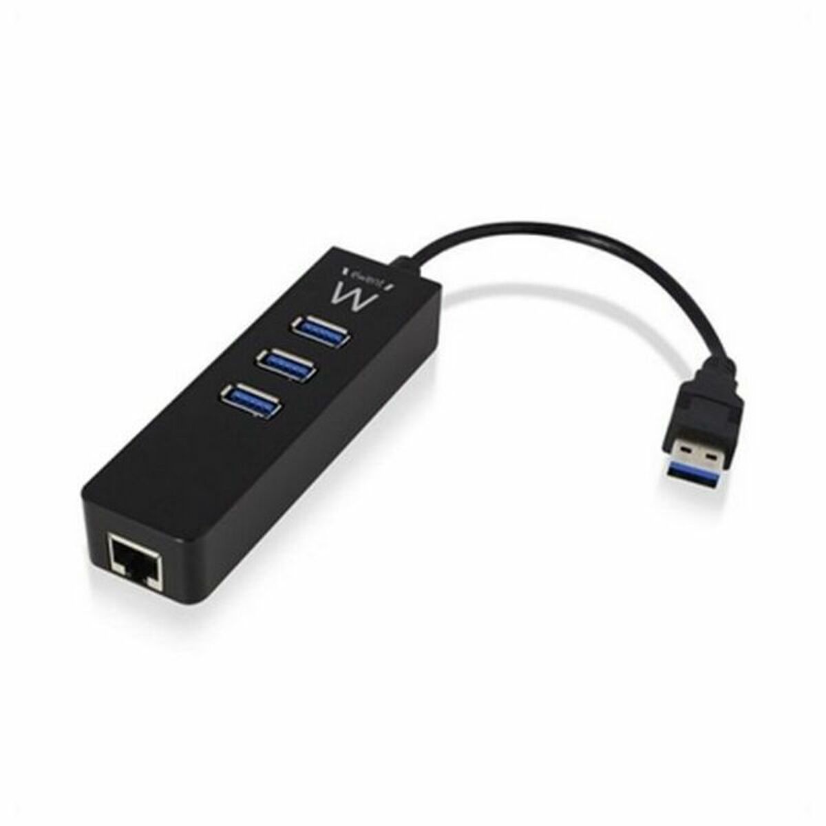 Hub USB Ewent AAOAUS0127 3 x USB 3.1 RJ45 Plug and Play - Effik Store