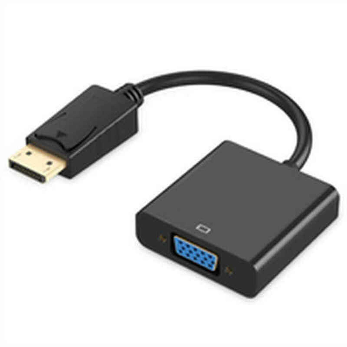 Adaptador DisplayPort a VGA Ewent EC1454 Negro - Effik Store