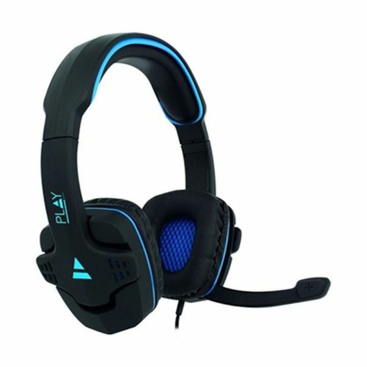 Auriculares con Micrófono Gaming Ewent PL3320 Negro Azul - Effik Store