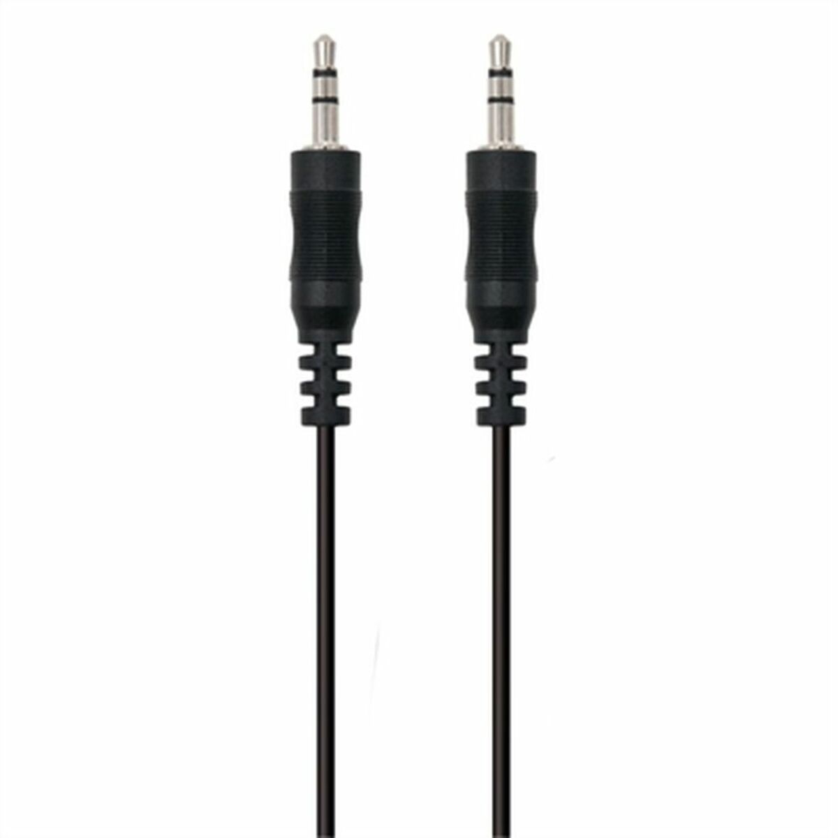 Cable Alargador Jack (3,5 mm) Ewent EW-220101-100-N-P 10 m Negro - Effik Store