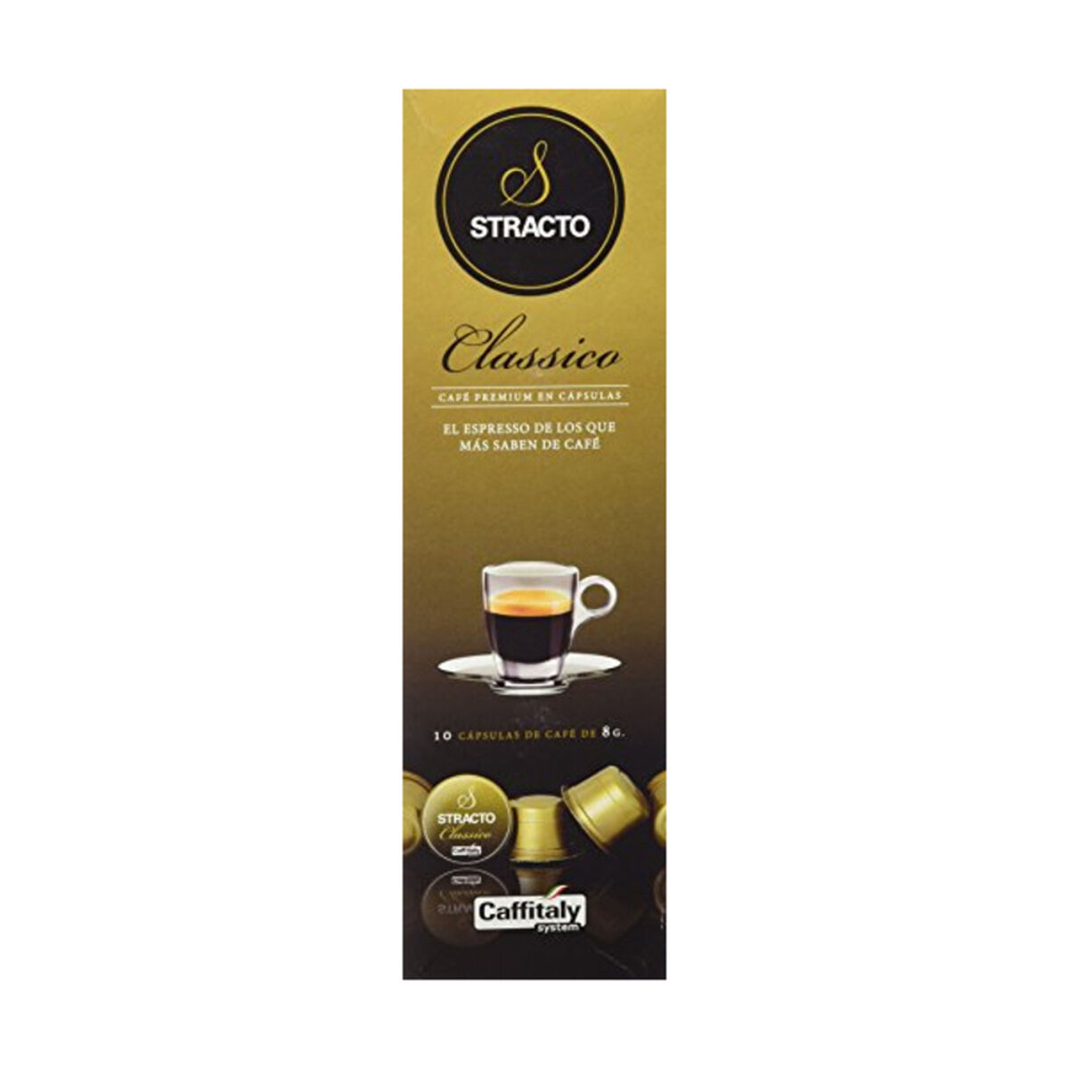 Cápsulas de Café Stracto 80644 Classico (80 uds) - Effik Store