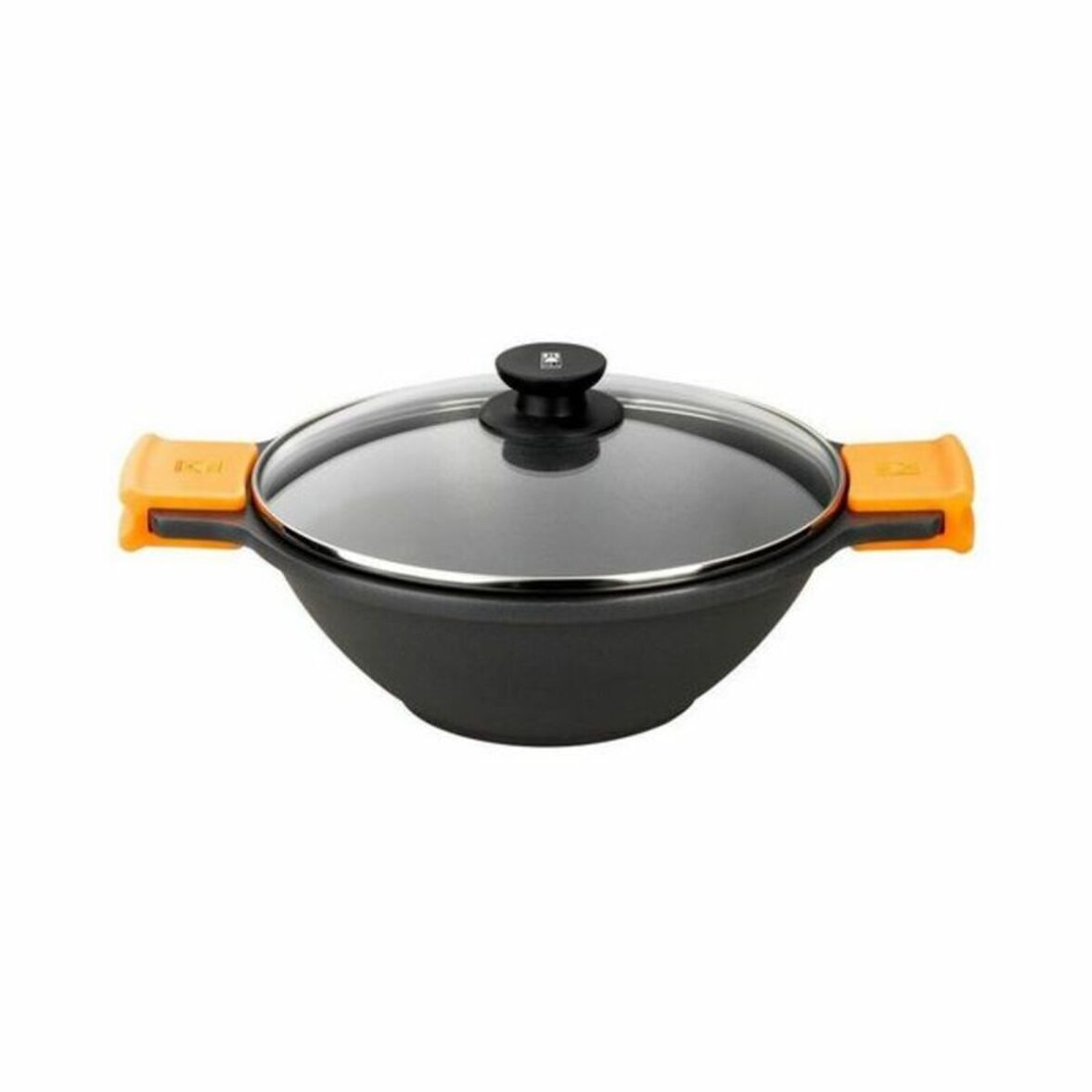 Sartén BRA Braisogona_A272028 Negro Negro/Naranja Metal Aluminio Ø 24 cm Ø 28 cm - Effik Store