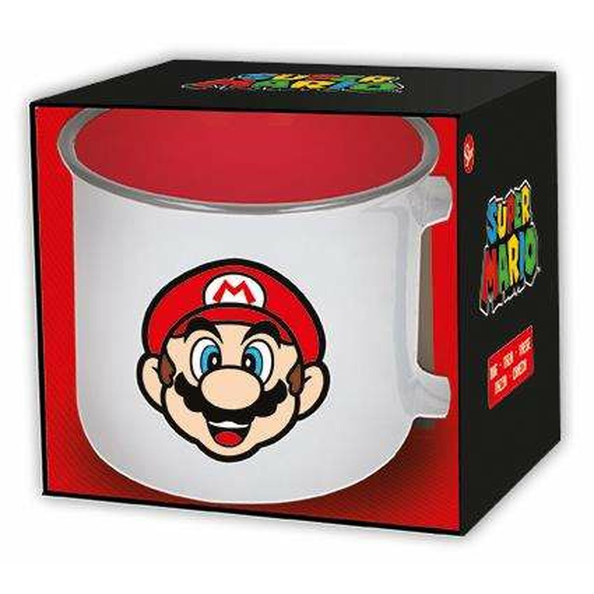 Taza Super Mario Caja De Regalo Cerámica - Effik Store