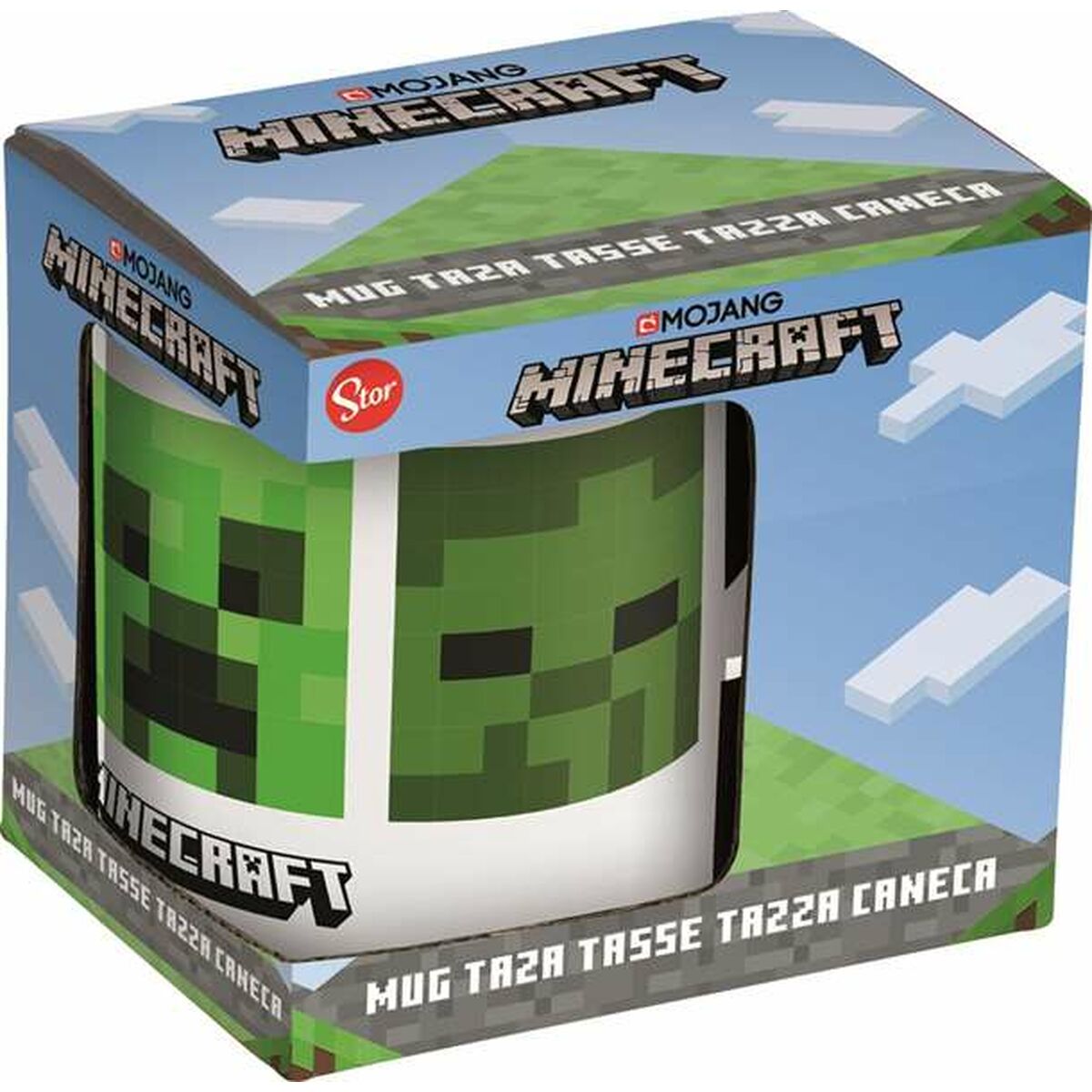 Taza de Cerámica Minecraft 325 ml Infantil Cerámica - Effik Store