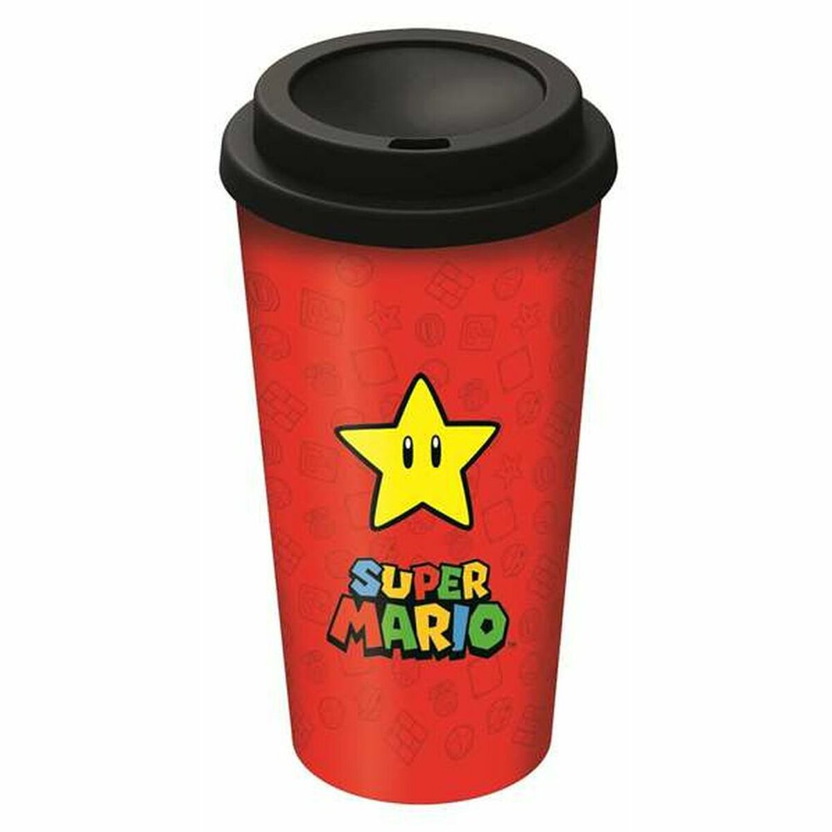 Vaso con Tapa Super Mario 01379 (520 ml) - Effik Store