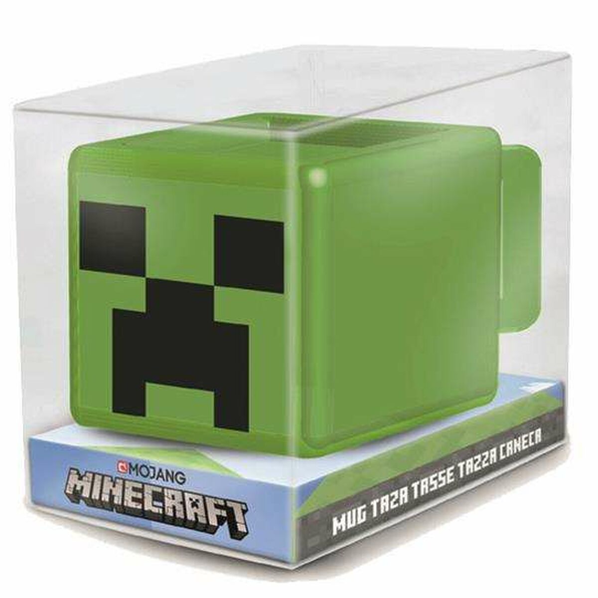 Taza con Caja Minecraft Cerámica 360 ml - Effik Store