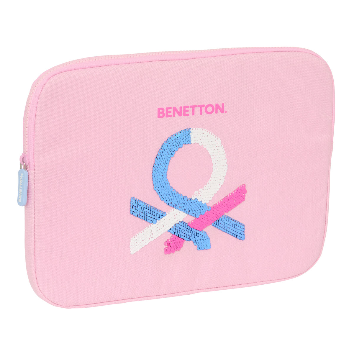 Funda para Portátil Benetton Pink Rosa 15,6'' 39,5 x 27,5 x 3,5 cm - Effik Store