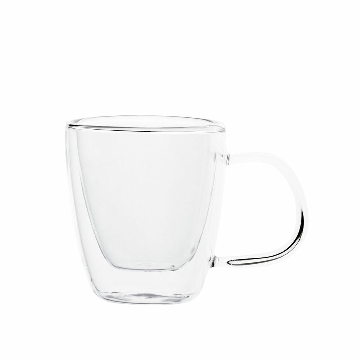 Taza Quid Serenia Transparente Vidrio 100 ml (6 Unidades) - Effik Store