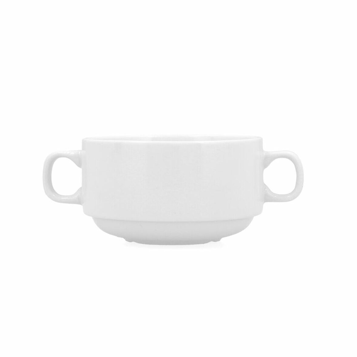 Tazas para Consomé Bidasoa Glacial Blanco 300 ml (6 Unidades) (Pack 6x) - Effik Store