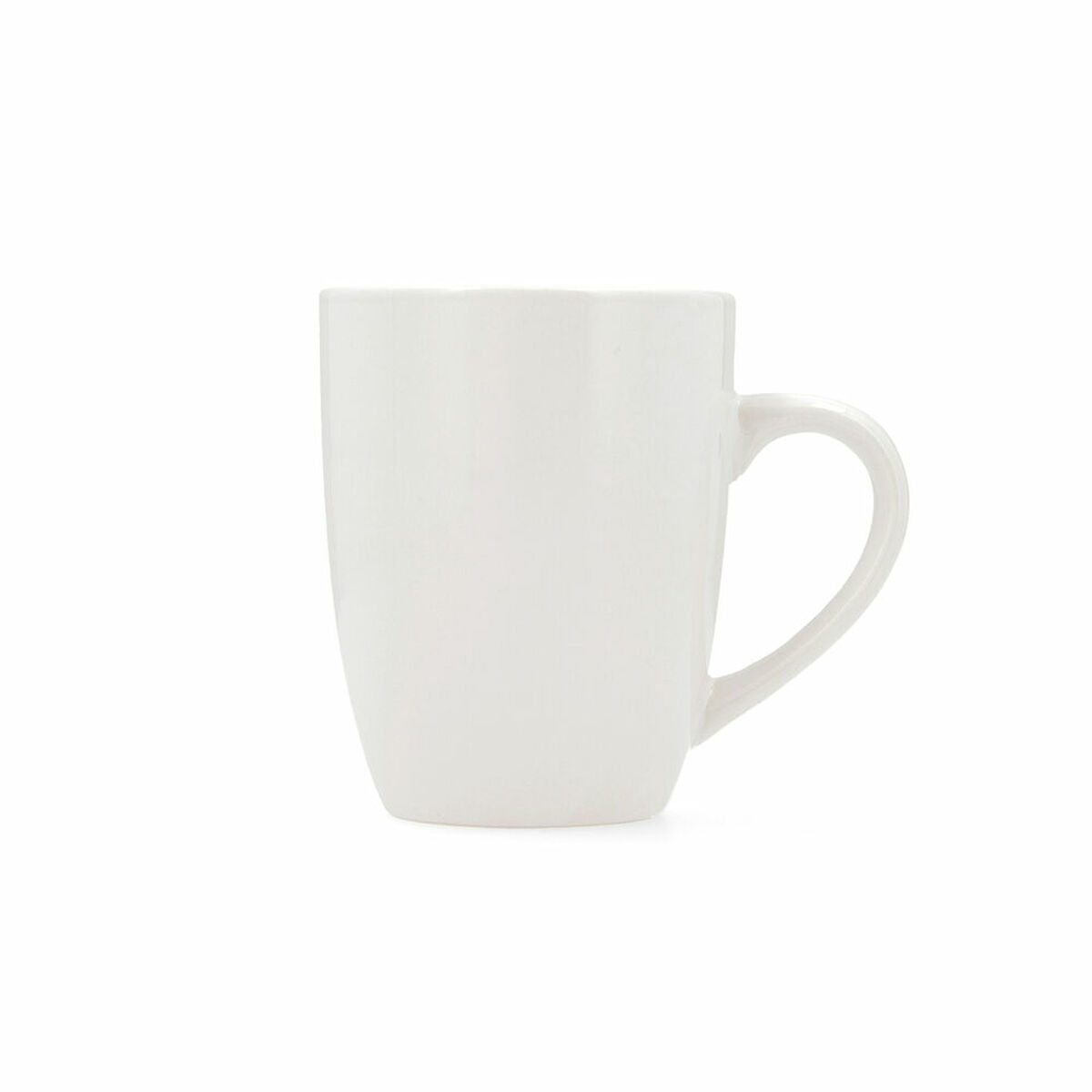 Taza Quid Latte Blanco Cerámica 330 ml (12 Unidades) (Pack 12x) - Effik Store