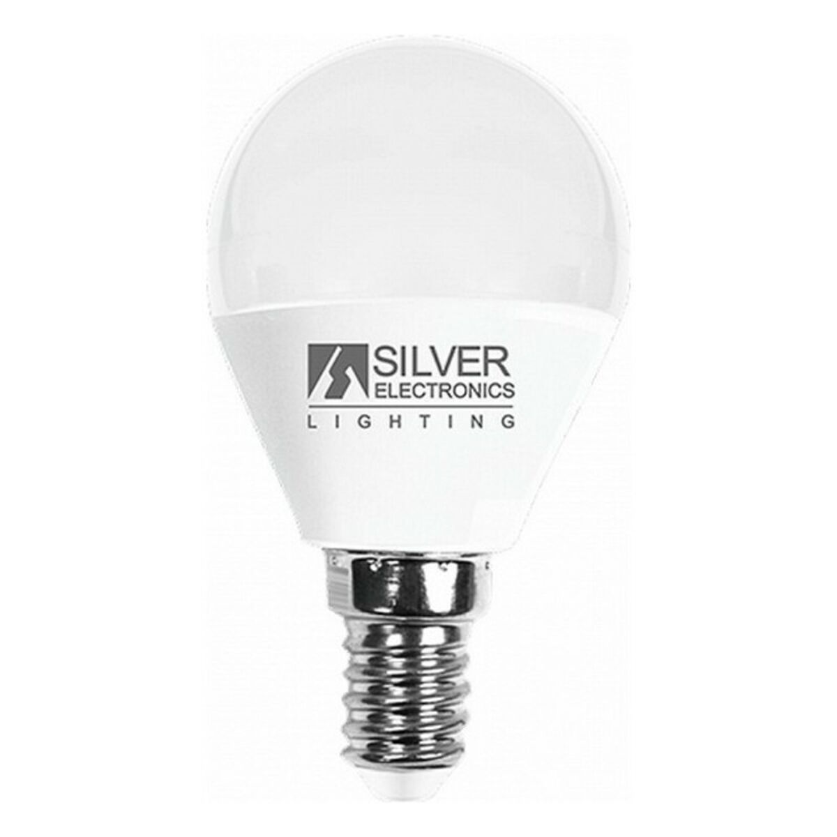 Bombilla LED Esférica Silver Electronics E14 7W Luz cálida - Effik Store