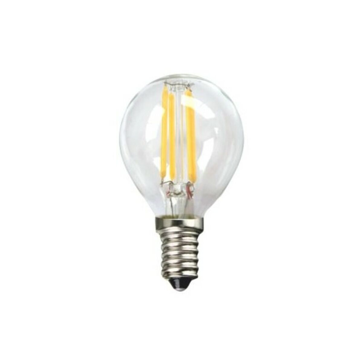 Bombilla LED Esférica Silver Electronics 1960314 E14 4W 3000K A++ (Luz Cálida) - Effik Store