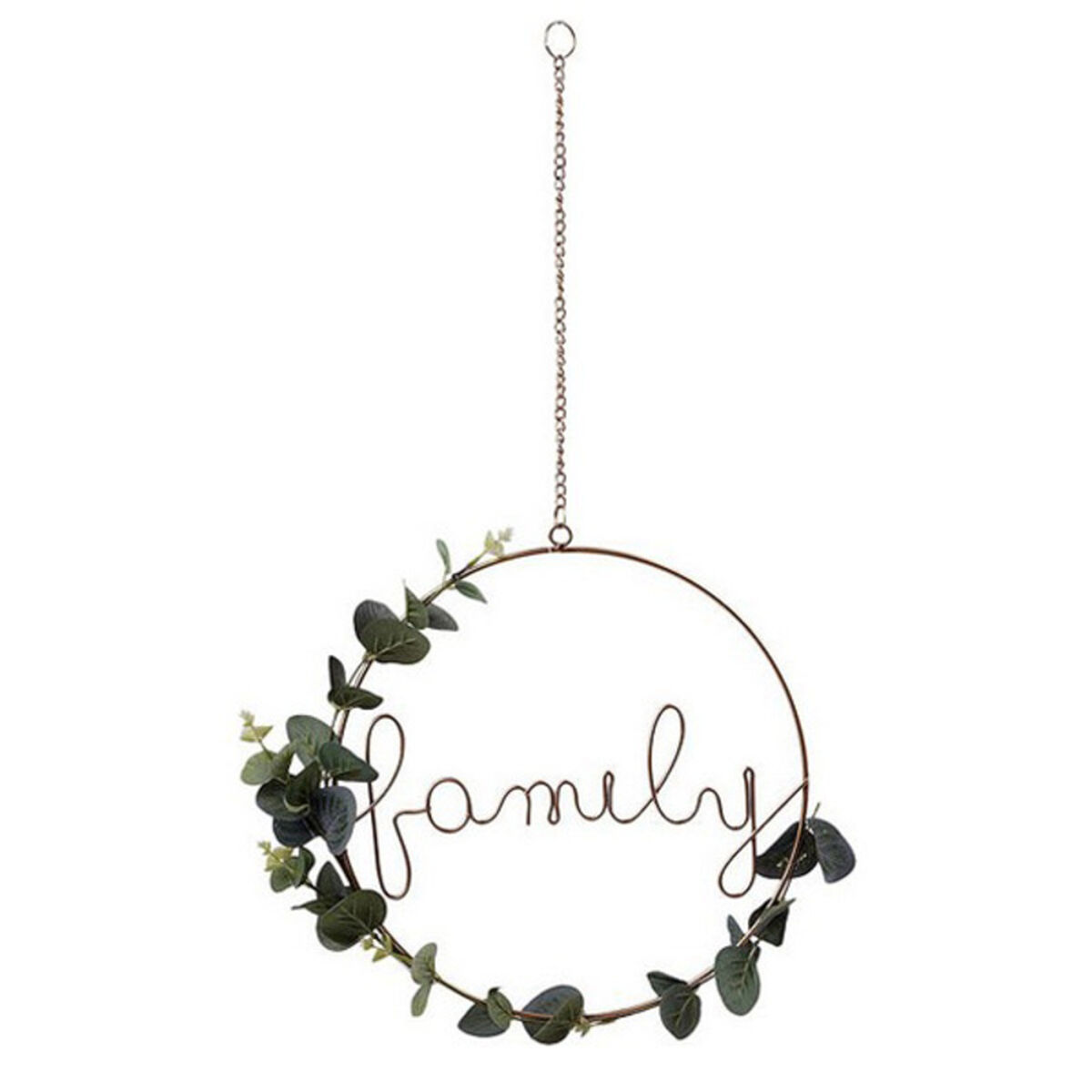 Decoración Colgante Family Ø 31 cm Dorado - Effik Store