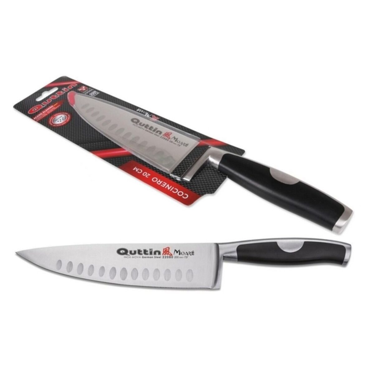 Cuchillo de Cocina Quttin Moare Acero Inoxidable (20 cm) - Effik Store