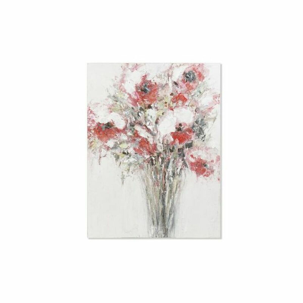 Cuadro DKD Home Decor Pintado a mano Flores (90 x 3 x 120 cm) - Effik Store