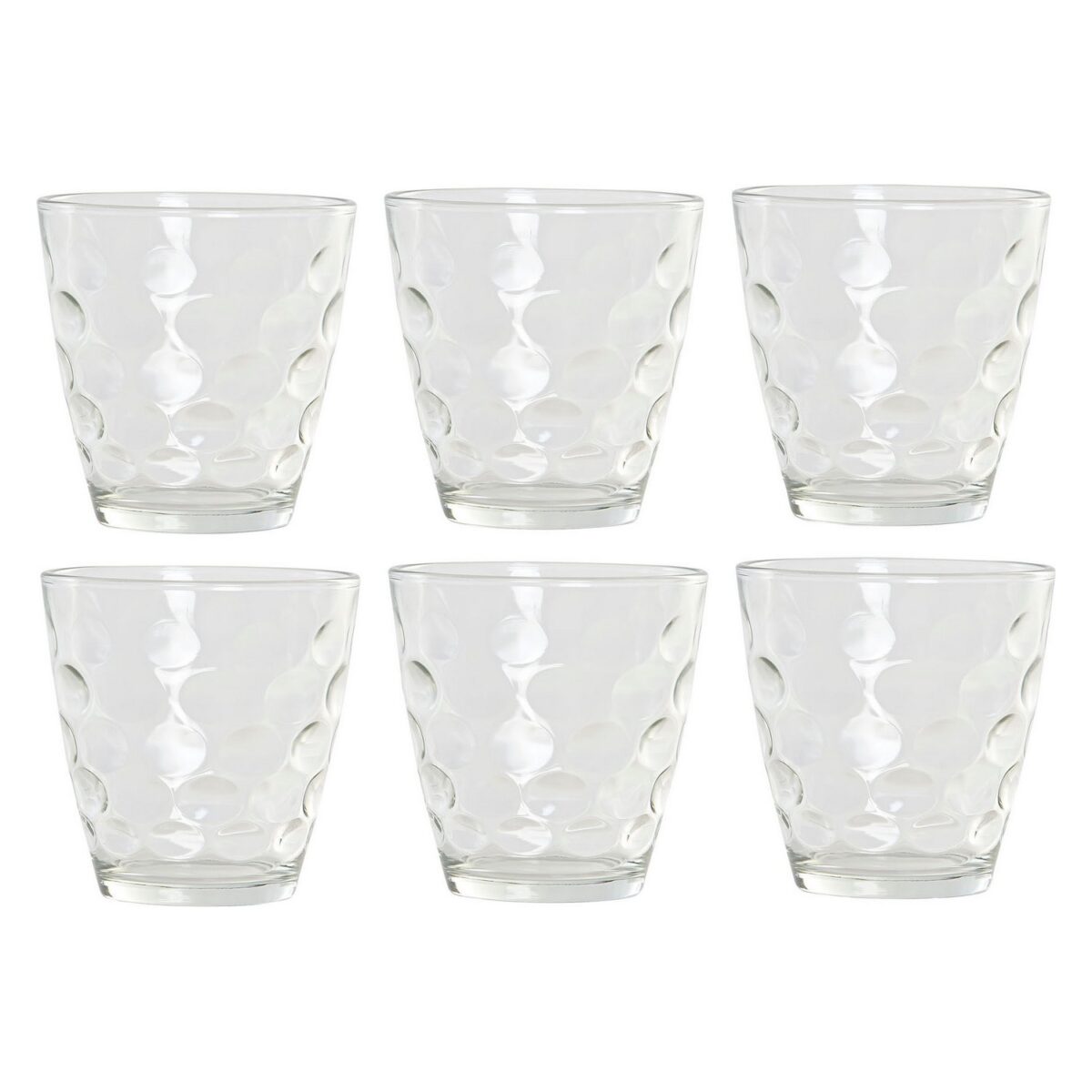 Set de Vasos DKD Home Decor 8424001836062 Transparente Cristal 400 ml (6 pcs) - Effik Store