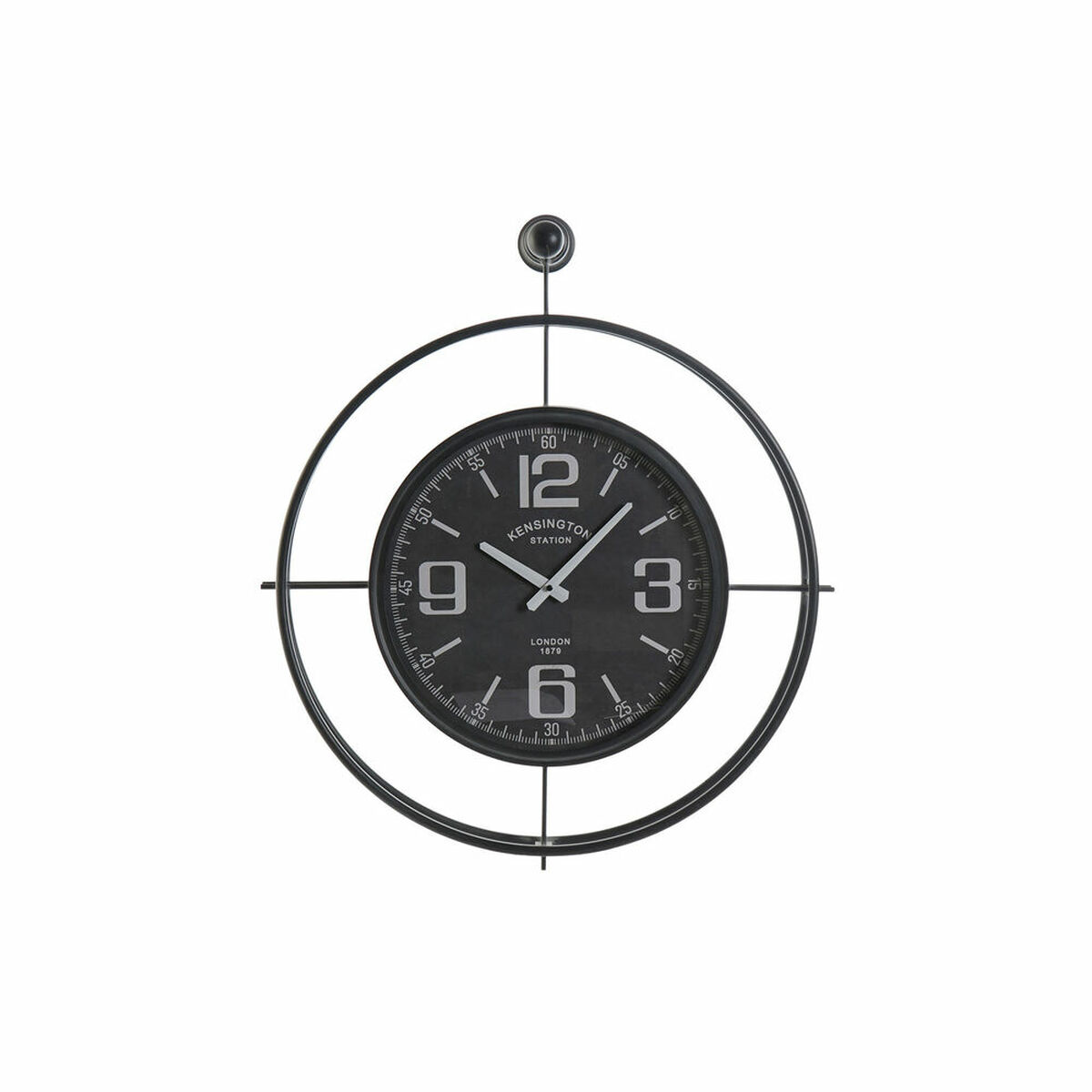 Reloj de Pared DKD Home Decor Negro Cristal Hierro 64 x 9 x 73 cm - Effik Store