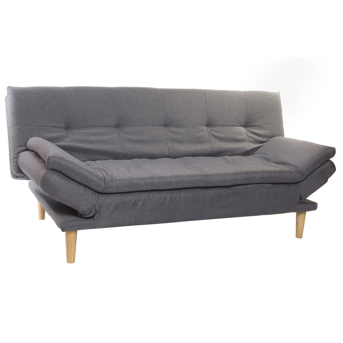 Sofá Cama DKD Home Decor Gris Madera Scandi 180 x 85 x 83 cm - Effik Store