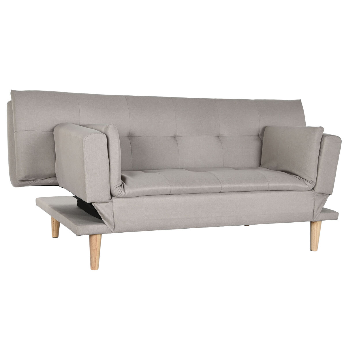 Sofá Cama DKD Home Decor Beige Madera Scandi 180 x 85 x 83 cm - Effik Store