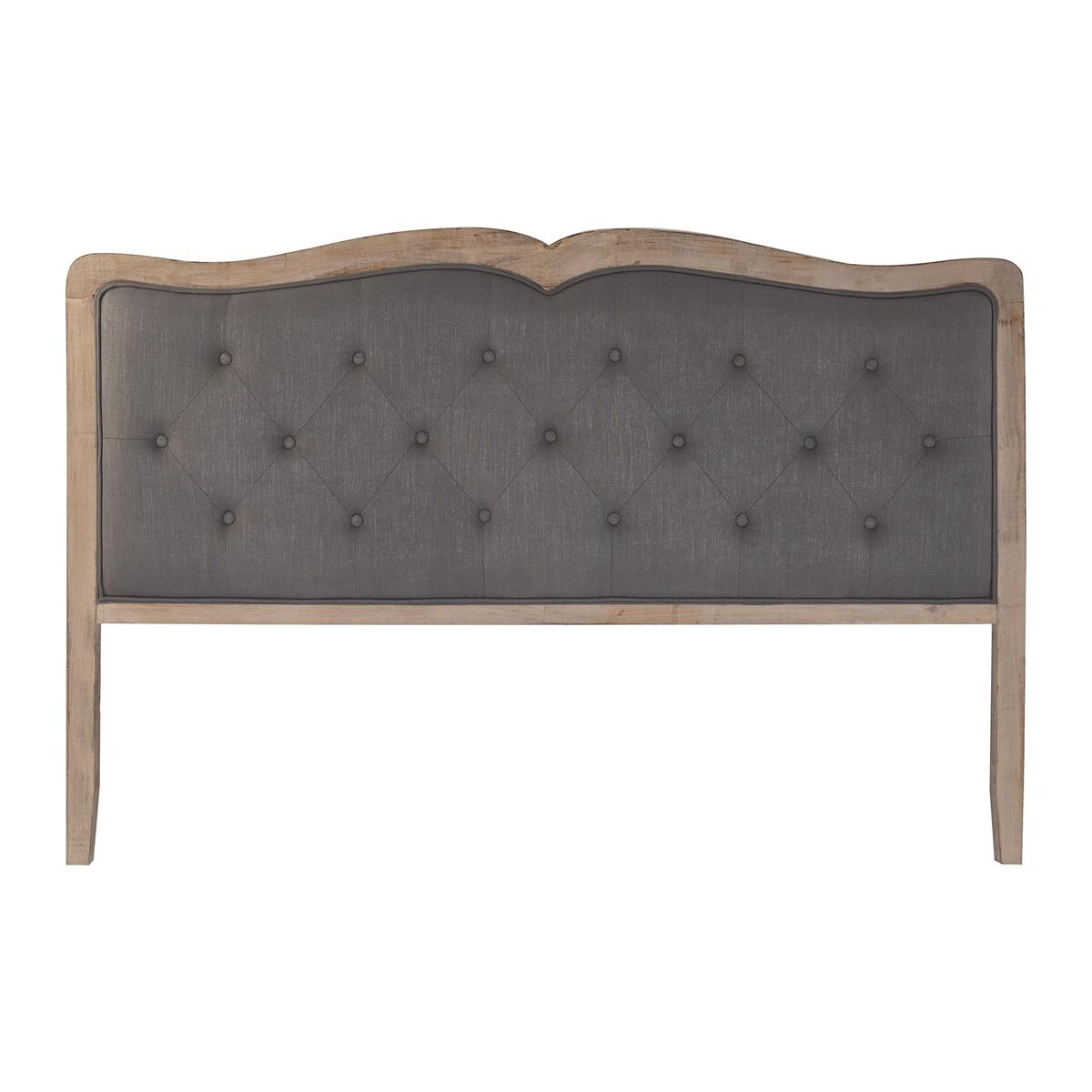 Cabecero de Cama DKD Home Decor Gris oscuro Madera de caucho 160 x 10 x 120 cm - Effik Store