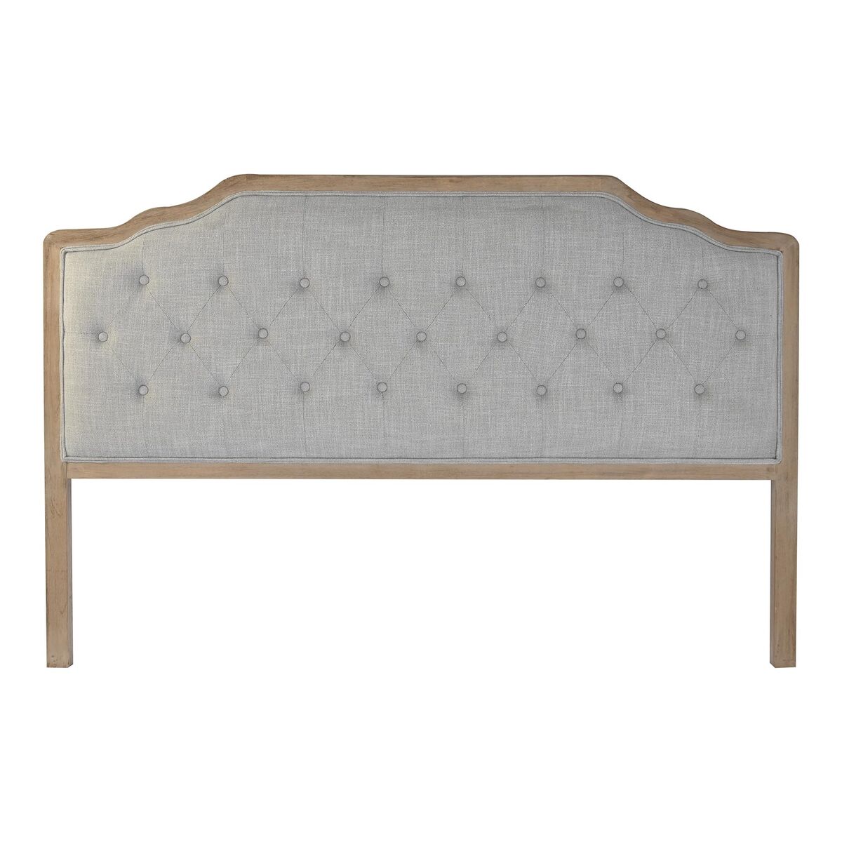 Cabecero de Cama DKD Home Decor Gris Madera de caucho 160 x 10 x 120 cm - Effik Store