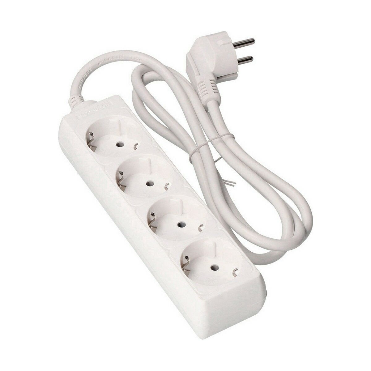 Regleta Enchufes 4 Tomas sin Interruptor EDM Schuko (1,5 m) - Effik Store