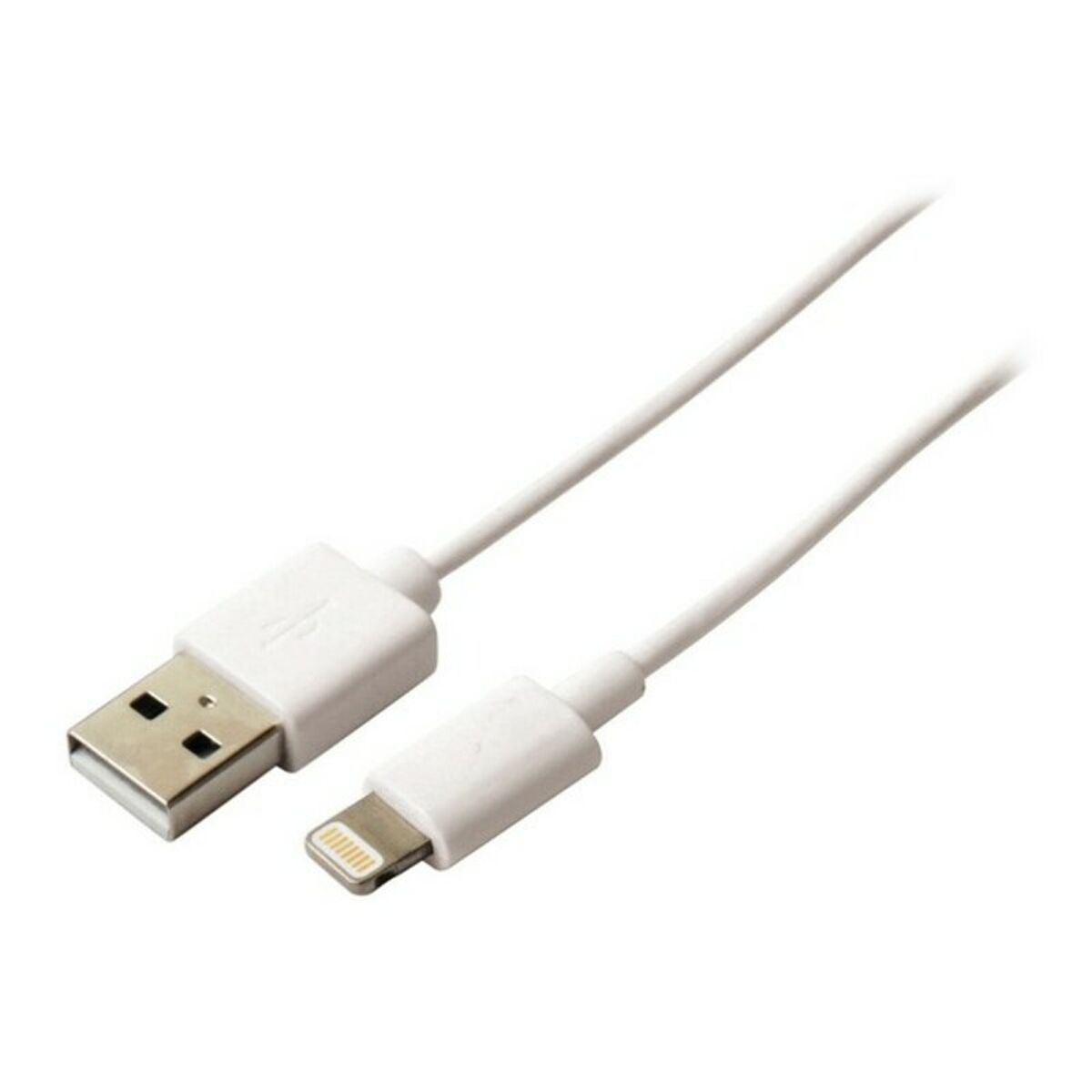 Cable USB a Lightning Contact (1 m) Blanco - Effik Store