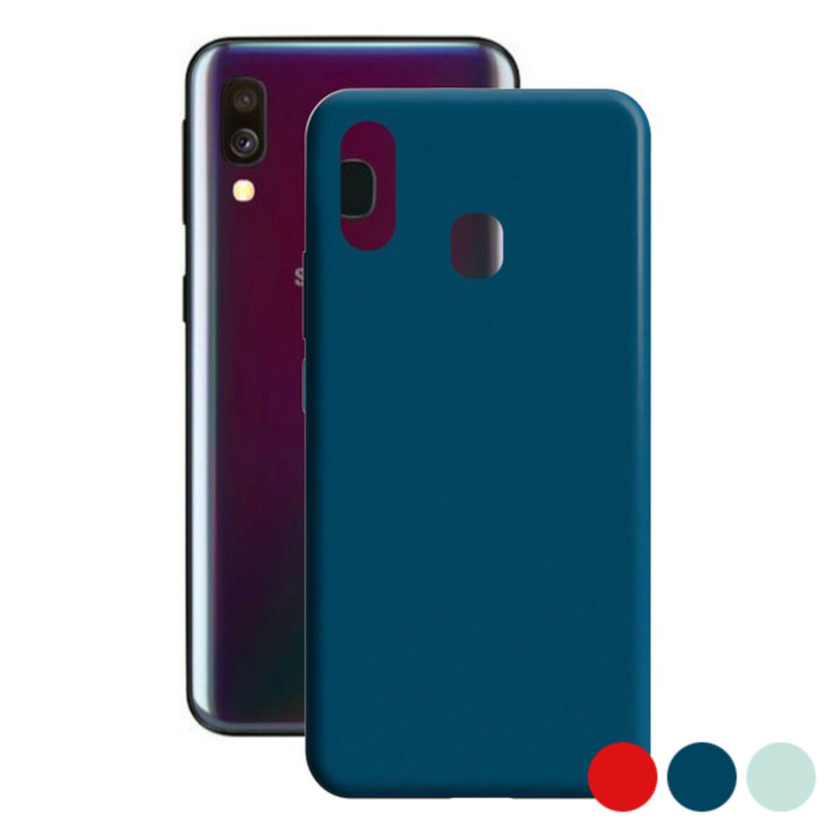 Funda para Móvil Samsung Galaxy A40 Contact Silk TPU Samsung Galaxy A40 Samsung - Effik Store