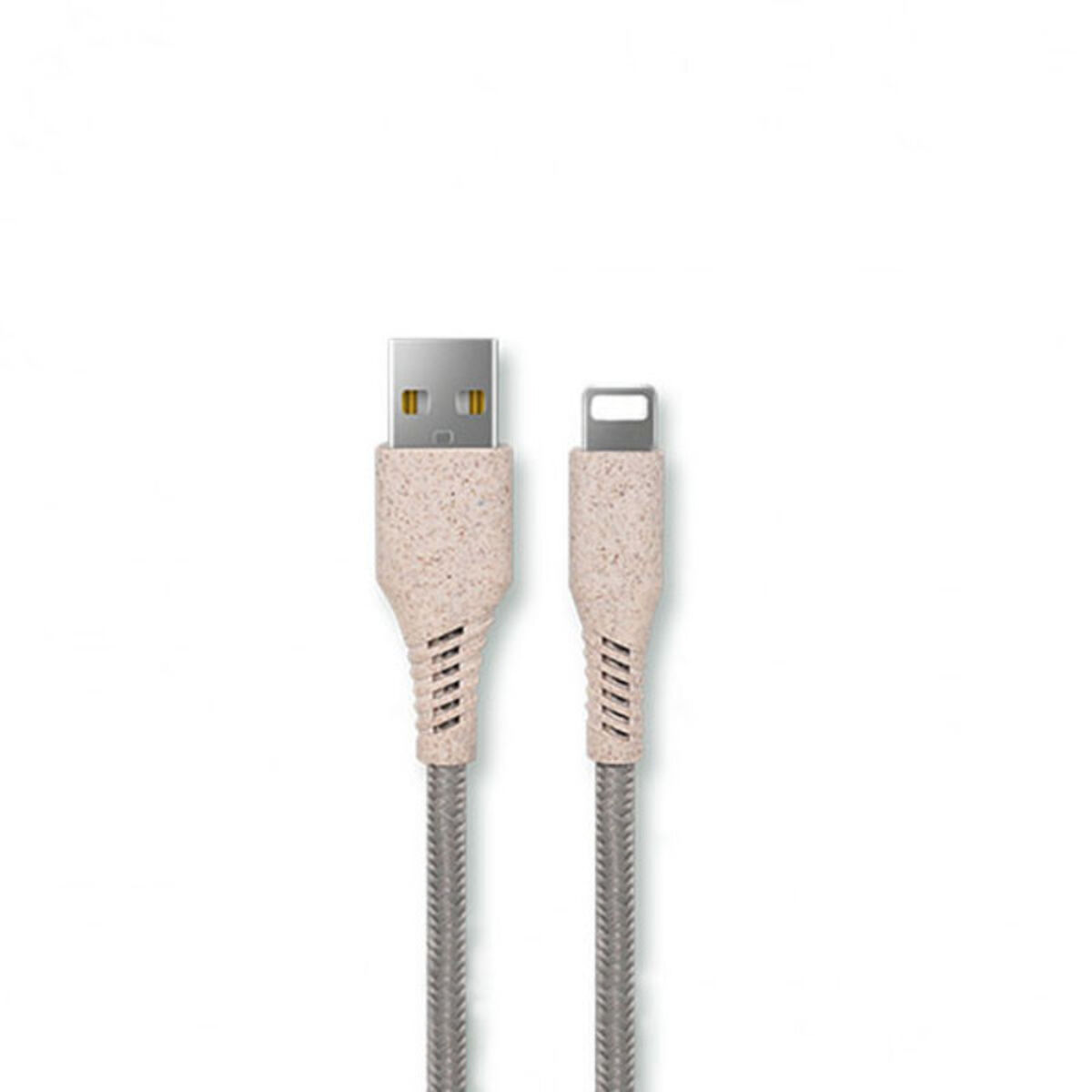 Cable USB para iPad/iPhone KSIX Blanco - Effik Store